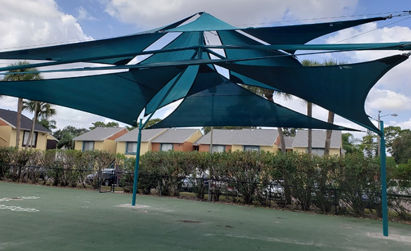Engineered awning structure